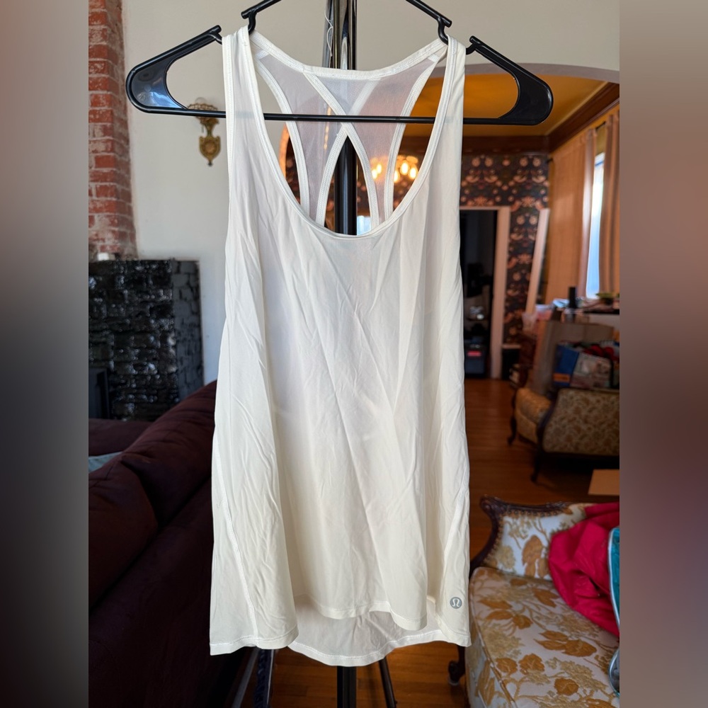 Basic cream lululemon tank